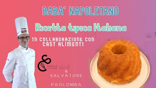 BABA NAPOLETANO AL RUM 😋 RICETTA ORIGINALE [upl. by Tam]