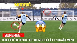 😱 SUPERBE BUT EXTÉRIEUR DU PIED DE MODRIĆ À L’ENTRAÎNEMENT [upl. by Andryc]