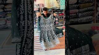 🥰New latest party wear lehenga frock choli crop topshorts viralvideo fashion wedding dress [upl. by Mackenzie]