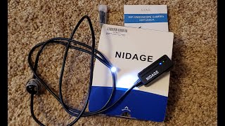 Nidage WiFi Endoscope Camera [upl. by Aihsas]