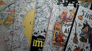 Coloring book collection part 1 Kerby Rosanes J Basford Rita Berman Tomislav Tomic Uusikuuu [upl. by Burkle164]