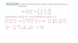 MATRIZES  Lista 3 [upl. by Hsu]