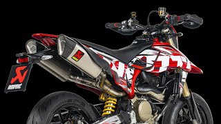 Akrapovič Exhaust For Ducati Hypermotard 698 mono [upl. by Lorry]