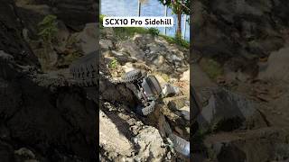 Scx 10 Pro Sidehill lcgrccrawler fypシ゚viral [upl. by Mair]