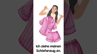 Was machst du am Abend Teil 1 mydailyroutine myday learngerman german homeschoollearning [upl. by Burrus682]