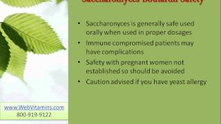 Saccharomyces Boulardii Uses and Side Effects [upl. by Ahsinal]