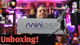 MiniDSP UMIK1 Calibration Microphone  UNBOXING [upl. by Julide]