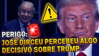 🚨PERIGO Merval Pereira e Dirceu entenderam algo DECISIVO sobre TRUMP [upl. by Artima]