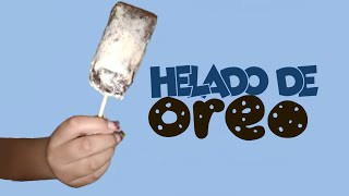 Helado De OREO super fácil 😊 [upl. by Aivatnuahs]