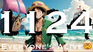 Everyones Alive  One Piece Chapter 1124 Reaction [upl. by Atteugram]