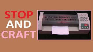 How to use a Laminator and Foil Cards [upl. by Alvera]