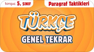 Türkçe Genel Tekrar ✍🏻 5 Sınıf ATAK KAMPI 2025 [upl. by Aveer]