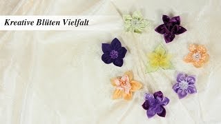 Ideen mit Herz  Stoffblüten leichtgemacht [upl. by Lia]