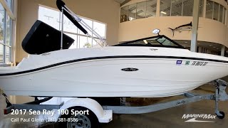 Sea Ray 190 Sport For Sale at MarineMax Houston [upl. by Ennylcaj]