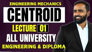 CENTROID LECTURE 01 ENGINEERING MECHANICSPRADEEP GIRI SIR [upl. by Namilus]