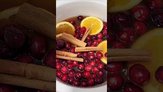 Slow Cooker Cranberry Orange Apple Cider holiday [upl. by Sordnaxela325]