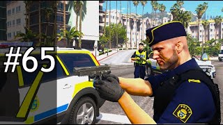 SVENSK POLIS I GTA 65 FÖRSTA PERSON [upl. by Hsirrehc]