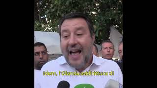 SALVINI TOGLIERE LA CITTADINANZA A CHI COMMETTE REATI [upl. by Barris855]