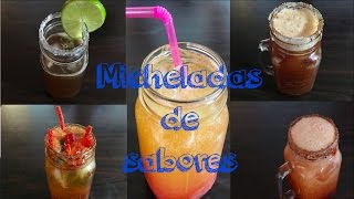 Micheladas de sabores michelada trad de clamato gomichela PiñaCoco [upl. by Lenrow]