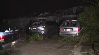 Tornado sweeps through Martin Countys Port Solerno neighborhood leaving major damage [upl. by Tnerb]