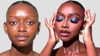 STEP BY STEP DARK SKIN MAKEUP TUTORIAL FOR BEGINNERS [upl. by Seroka]