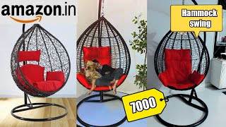 Amazon Best Jhula Review  Hammock Swing Review  Best For Balcony Home [upl. by Annaeiluj228]