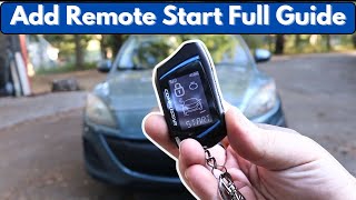 How to install a remote start to any vehicle FULL GUIDE [upl. by Leicam]