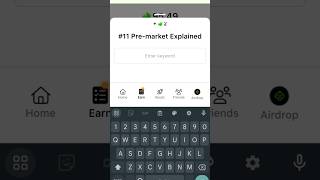 11 PreMarket Explained  Seed Coin  seed  coin claim nft tg code task shorts [upl. by Siravart]