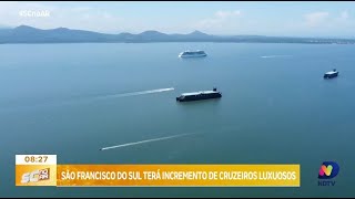 Cruzeiros de luxo voltam a São Francisco do Sul novo impulso ao turismo na região [upl. by Naellij]