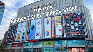 Tokyo’s biggest electronic store  YodobashiAkiba store in Akihabara [upl. by Eentirb]