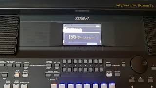 Yamaha PSRSX600 Tutorial instalare set folclor V2 [upl. by Swanson205]