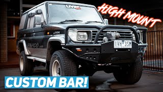 KZJ78 Gets A Custom Bull Bar amp High Mount Winch Worth It Import Prado Build [upl. by Macario]