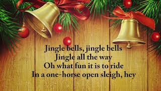 Dashing through the snow Christmas song  Jingle Bells with lyrics [upl. by Elesig]