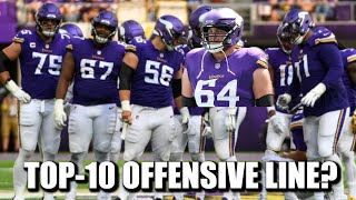 Sharp Football Minnesota Vikings Have a Top10 Offensive Line 👀👀👀 [upl. by Latvina]