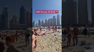 Pláž JBR v Dubaji Perfektní zázemí a hlavně teplá voda Listopad jak korálek dubai jbrbeach uae [upl. by Aipotu]