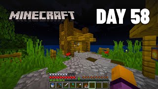 58 DAYS in a Minecraft Survival World [upl. by Ainud]