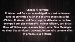 Aimer et detester pour Allah  cheikh al fawzan [upl. by Bonis81]