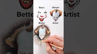 Draw Pennywise shorts viralshort trending pennywise [upl. by Ahsirat]