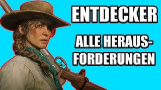 Entdecker Herausforderungen Red Dead Redemption 2 [upl. by Nirej146]