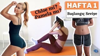 PAMELA REIFIN SPOR PROGRAMINI DENİYORUZ  HAFTA 1 Beginner Seviye  Ham Bir Vücutla [upl. by Allicerp267]