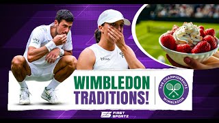 WIMBLEDON Traditions Know All about the AELTC Clubs Traditions 🌱🍓 [upl. by Aleibarg]