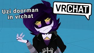 Voicing Uzi doorman in VRChat [upl. by Dorita524]