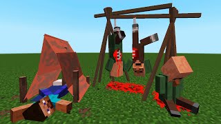 The dead bodies animation addon in Minecraft PE  Horror MOD MCPE [upl. by Nesto]