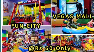 Fun City Vegas Mall Dwarka  Kids Amusement Zone  Kids Fun City  Flying Jodi [upl. by Odnarb]