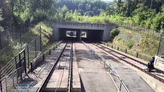 Standseilbahn der CFL zum KirchbergPlateau in Luxemburg [upl. by Llecrad962]