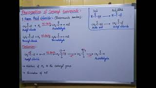 Preparation methods of carbonyl compoundsaldehydes and Ketones [upl. by Daniel]