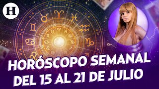 Horóscopos de la semana con Mhoni Vidente del 15 al 21 de julio [upl. by Yeldud]