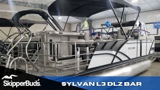 2022 Sylvan L3 DLZ Bar TriToon Boat Tour SkipperBuds [upl. by Aldwon]