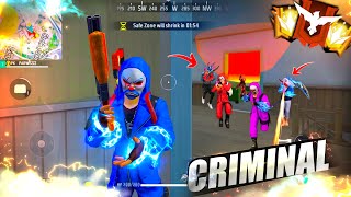 FREEFIRE🔥I Got all Criminals 🤯 Solo vs Squad 😱 19 Kills  Garena free fire  PK GAMERS freefire [upl. by Naejarual419]