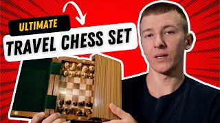 ULTIMATE WOODEN Magnetic Travel Chess Set  8quot  House of Staunton  Chess Set Review [upl. by Dnalrah]